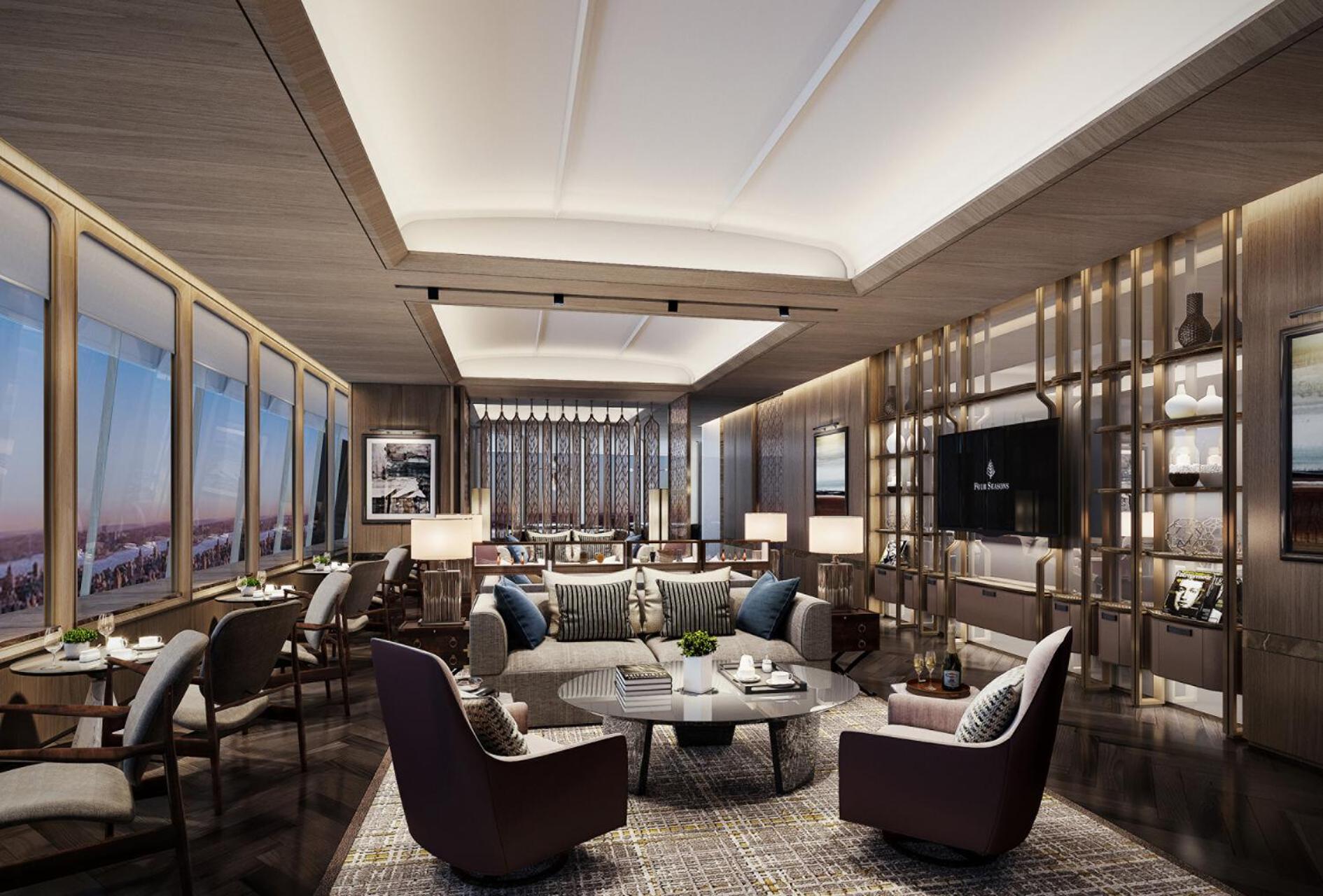 Four Seasons Hotel Далиен Екстериор снимка